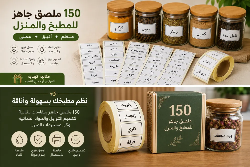 ملصقات منظمة
